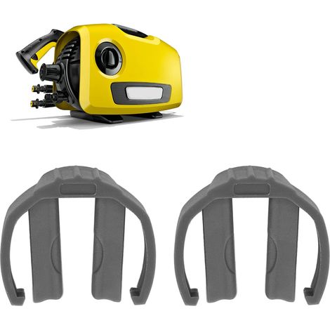 2 pièces Connecteur Rapide Machine à Laver Voiture, Attache Clip C Remplaçement pour Karcher K2 K3 K7, Gris