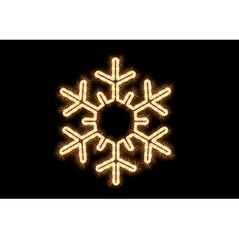 MK SNOW FLAKE 55X55CM 2D LED WW (160-038)