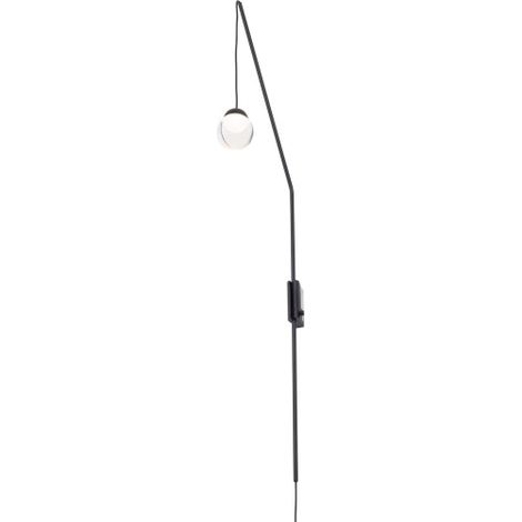 Applique noire globe suspendu Zoom LED 3W Maxlight