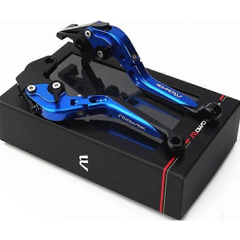 Suitable for Yamaha XMAX300 20-24 years modified aluminum alloy brakes, horn handlebars, clutch trolley handlebars( Blue black 23 to 24 years) (1/5)
