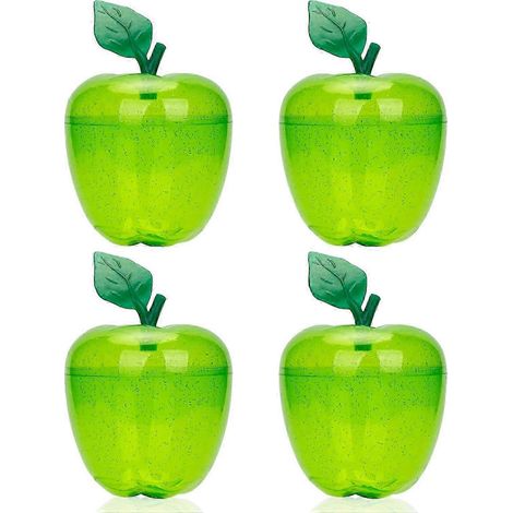 Bocaux verts en forme d'iOS, bocaux à bonbons en forme d'iOS, bocaux cadeaux et décorations de fête (mariages, Noël, etc.) - Lot de 4 (1/5)