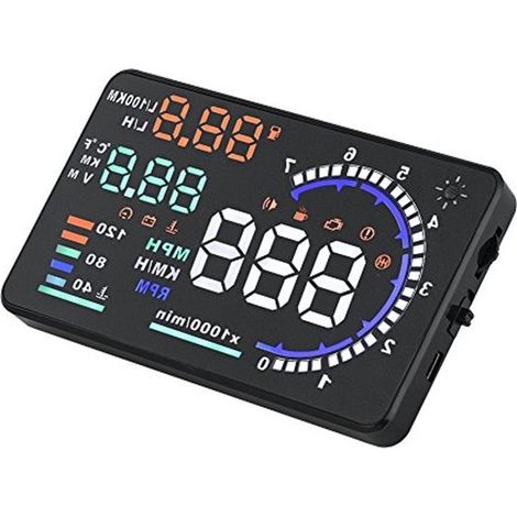 Display head-up multifunzione per auto con OBD2 e EUOBD (1/3)
