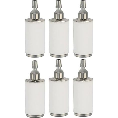 6er-Pack Benzin-Kettensägen-Kraftstofffilter, Kettensägen-Kraftstofffilter, Trimmer, Kraftstofftankfilter passend für Kettensägen