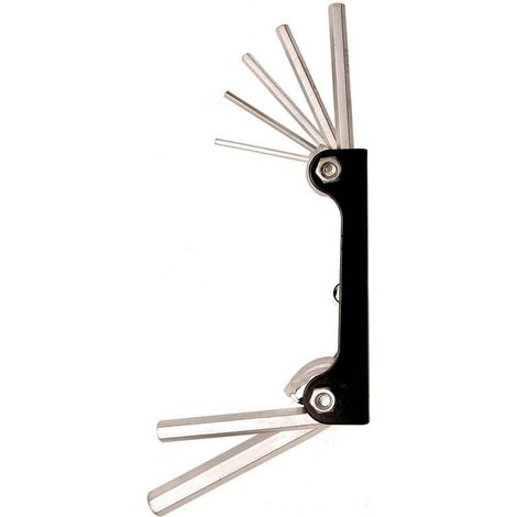 Jeu de Clés Allen 7 pcs 2,5-10 mm - Acier Résistant - Précision et Polyvalence, Pro - D-Work