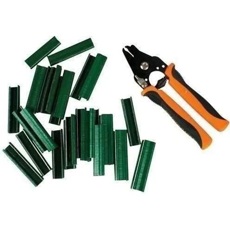 Grapadora para cercado 16-20mm 1500 grapas verdes 16mm - Fischer Darex