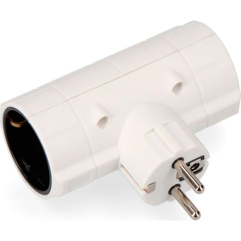 CLAVIJA DOBLE ECONOMICA T/TL 16A 250V ENVASADO EDM (1/3)