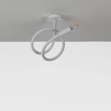 Lampadario a sospensione con filo flessibile Orix - Bianco (1/5)