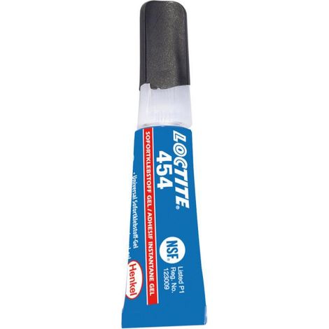 Loctite 454 super glue pro gel, adhesif instantanee universel 5g
