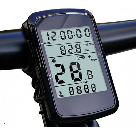 Compteur Vélo, GPS Vélo, Ordinateur de 40h Autonomie de Batterie Écran de 2,4'' (1/5)