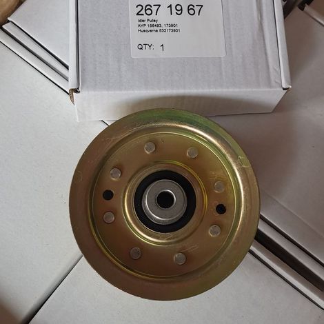 Poulie AYP 156493, 173901 et poulies Husqvarna 532173901 pour tondeuses à gazon Husqvarna et AYP. (1/4)