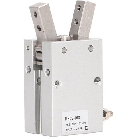 Pinces pneumatiques en aluminium, vérins pneumatiques, pinces coudées, simple ou double effet (1/5)