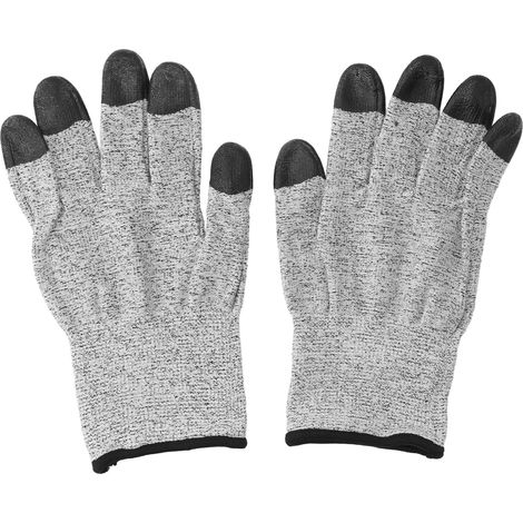 Gants anti-coupures d'environ 23 cm, résistants à l'usure et aux coupures, durables, en polyuréthane HPPE, pour de nombreuses applications. (1/5)