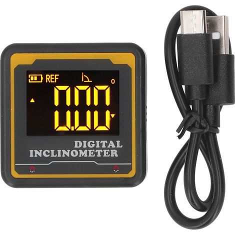 IP54 Digital Angle Detector, Waterproof, Backlit, Magnetic Base, Electronic Level (1/5)