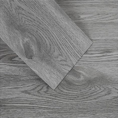 Lot de 36 Revêtement de sol en PVC autocollant - Dalle PVC Adhesive Sol - 5,01 m² - Sol stratifié-Antidérapant-Imperméable - Découpable-91,5 cm x 15,2 cm - Épaisseur : 2 mm (1/5)