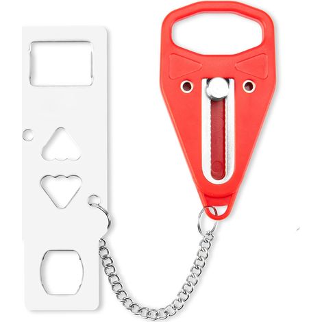 Verrou de porte portable pour maison, maison, maison, appartement, université, sécurité supplémentaire (1/5)