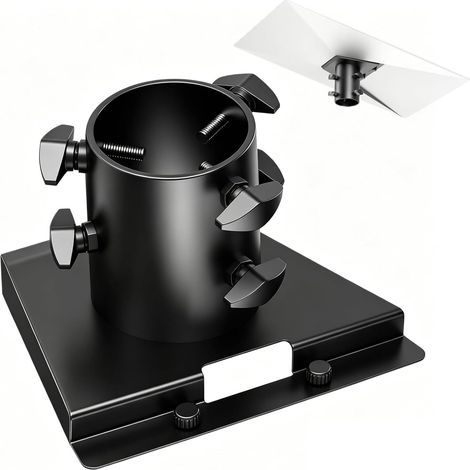 Adaptateur de tube Gen 3, support de mât, plaque de montage V3 pour toit, kit de montage, adaptateur Pole robuste pour antenne standard (1/5)