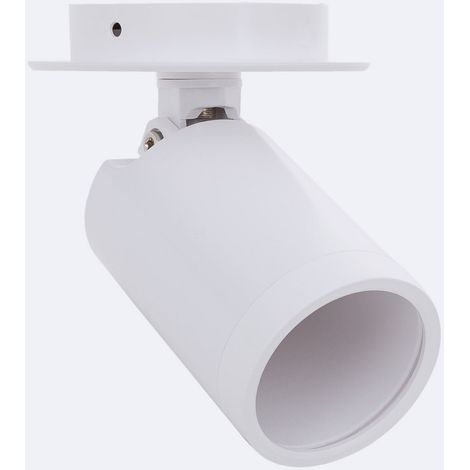 Faretto Portalampada Da Incasso/Superficie Davos Lampadina GU10 Bianco