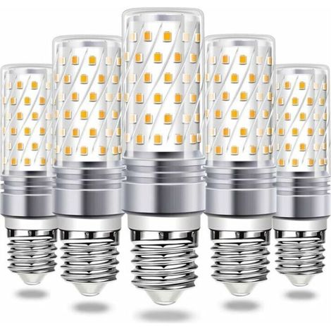 Lampadina LED a mais E27 16W, luce calda 6000K 900LM luminosa AC 230V Lampada a sospensione E27 Fascio LED a 360°, confezione da 5