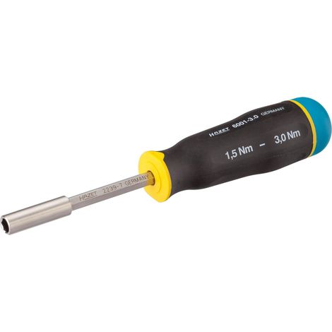 Hazet 6001-3.0/3 Giravite Dinamometrico, Multicolore, Attacco Esagonale, Cavo, 6.3 1/4 di Pollice (1/4)