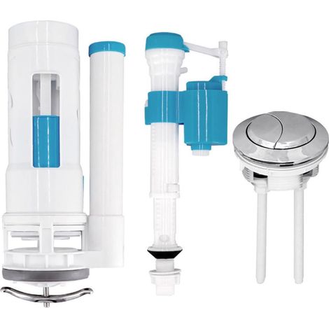 Kit de réparation de réservoir d'eau pour toilettes, valve de rinçage, kit de réparation (haute pression 28 cm) (1/5)