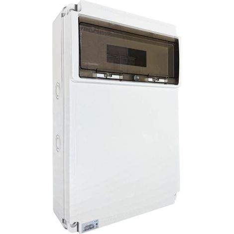 Coffret pour prise industrielle étanche IP65 IK10 - 1 rangée de 16 modules - 520x330x155mm (1/5)