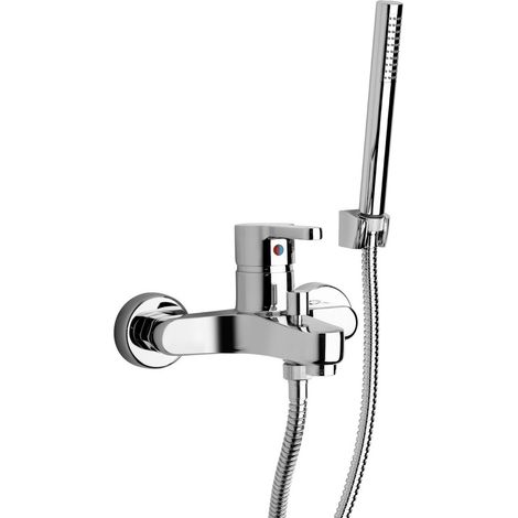 Miscelatore vasca esterno con deviatore e doccetta Paini Arena 92CR100 Cromo (1/4)