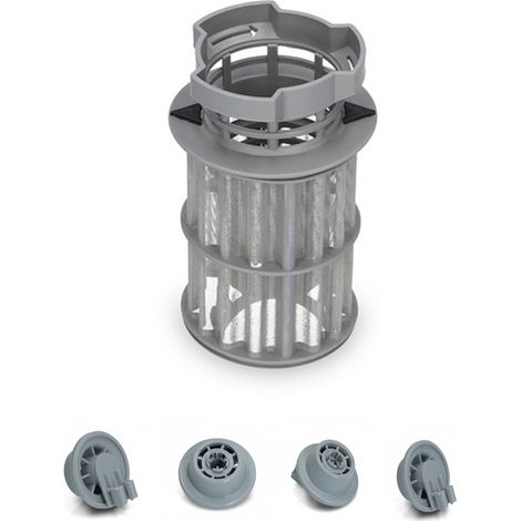 BOSCH SIEMENS NEFF -CESTELLO LAVASTOVIGLIE 611475 00611475 4 ruote + filtro (1/4)