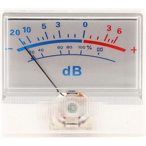Indicateur de Niveau Haute Précision P-55-8688 pour Amplificateur +6dB avec Aiguille et Cadran (1/5)