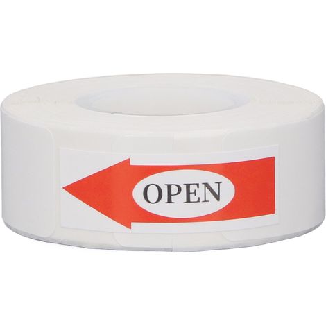 Rouleau de papier thermique 200 feuilles blanc 15x30mm impression sans encre avec adhésif arrière (1/5)