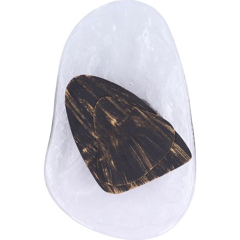 Applique murale en verre de style moderne, forme irrégulière, avec vis et tube d'expansion, pour chambre, salon ou couloir. (1/5)
