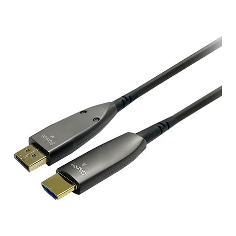 Cavo adattatore DisplayPort HDMI Vivolink PRODPHDMIOP50 da 20 m, colore nero. (1/2)