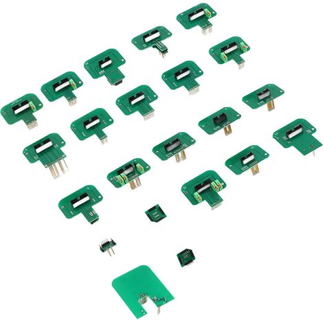 Sonde adaptateurs 60mm 22 pièces outil réglage ECU pour programmateur K-TAG, connecteurs puce électronique, accessoire diagnostic auto (1/5)