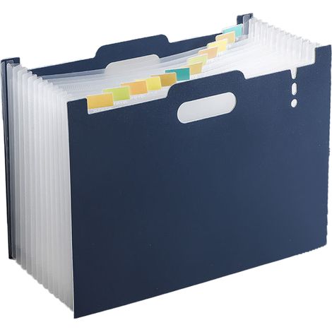 Pochette De Classement Horizontale - Extensible - Polypropylène Épais - Pour Documents Bureau École Voyage - 1 Pièce (1/5)