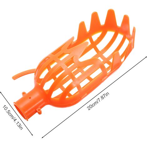 Cueille-fruits en plastique, tête de cueillette, panier à fruits, récupérateur de fruits (1/5)