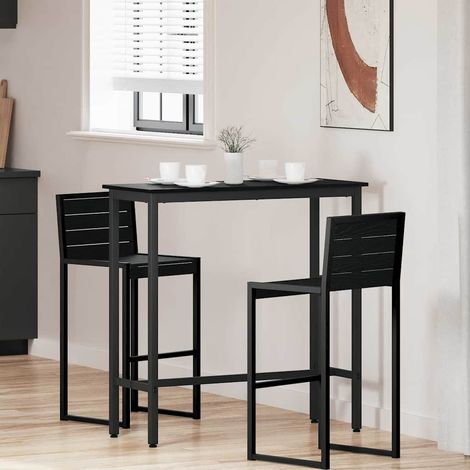 Teenpull – Tisch Schwarz Eichen-Optik 100 x 40 x 100,5 cm (1/5)