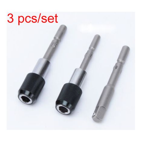 Tournevis magnétique à tige hexagonale de 3 pièces/ensemble 801 802 à 1/4 pouces, support d'embout à dégagement rapide, (1/4)