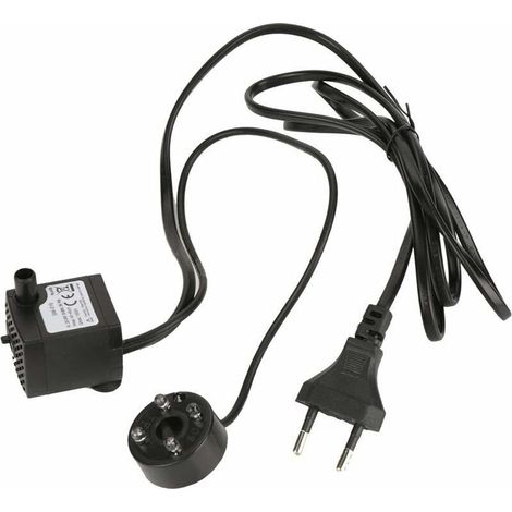2W Ultrasonic Submersible Water Pump with Fountain for Ponds and Aquariums (1/5)