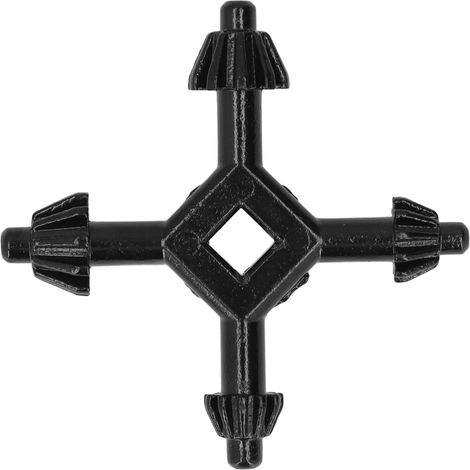 Clé de mandrin 4 en 1 en acier 45, multifonctionnel pour perceuse, dents en alliage, adapté au perçage (1/5)