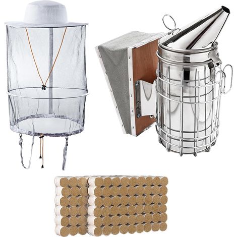 Kit De Outils Pour D'apiculture,Brosse À Ruche,Fumeur D'abeilles,Fournitures Apicoles,brosse Pour Apiculture,Chapeau Apiculteur (1/5)