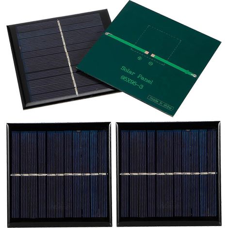4 x 1W 5,5V Hocheffizienz-Mikrozellen-Solarmodule, 95x95mm Photovoltaikmodul, 4er-Pack (1/5)