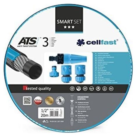 Kit d'arrosage SMART - tuyau 20m + lance IDEAL (1/3)