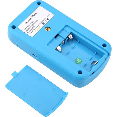 Sauerstoffdetektor 803, Version mit Trockenbatterie, blau, Batterien nicht enthalten, inklusive Zertifikat