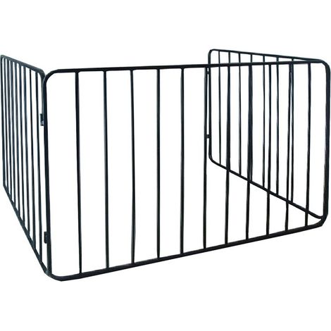 Grille de sécurité - 3 éléments - époxy noir (1/2)