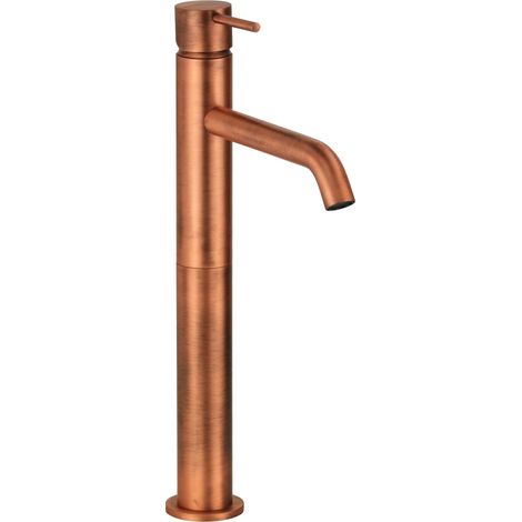 Miscelatore monocomando lavabo alto colore rame senza piletta di scarico Gattoni Easy 2384/23VC  Rame