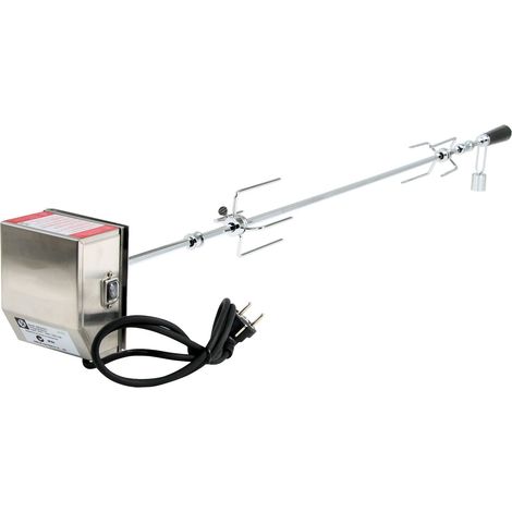 BBQ-Toro Juego de pinchos, 120 cm, incl. motor de acero inoxidable, 220V - 240V (1/5)