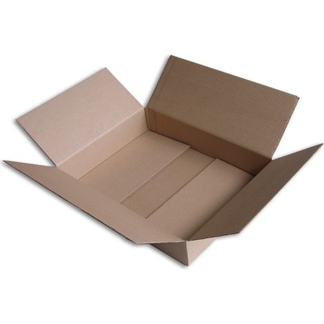 Lot de 5 Boîtes carton (N°57) format 450x350x80 mm (1/3)