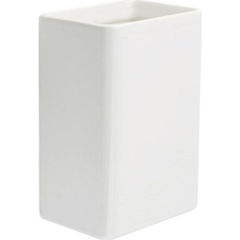 STILHAUS Gea portabicchiere ceramica appoggio bianco codice prod: 000GE10AP