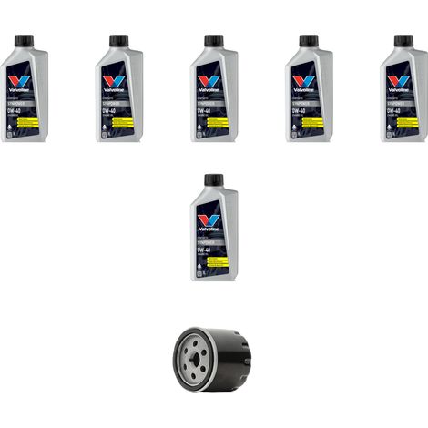 Kit filtro olio e 6L compatibile con Dacia Sandero II 1.5 dci 66kw dal 2013