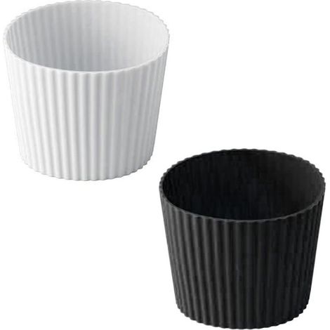 Ecleanfy - Lot de 2 manchons antidérapants en silicone pour tasse à café - Résistants et réutilisables (1/3)