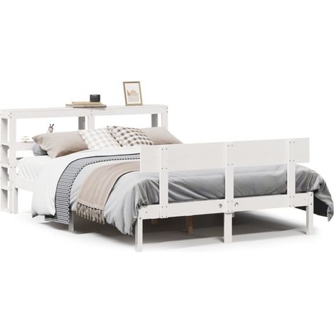 Maison Exclusive - Letto senza Materasso Bianco 120x190 cm Legno Massello di Pino